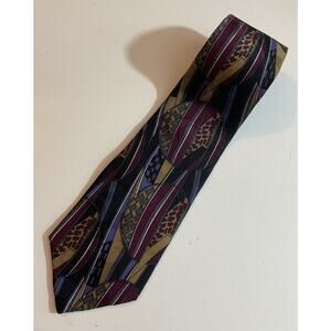 Andre Gianni Designer Silks Men's Tie Abstract 100% Silk USA Excellent